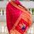 ranipink soft paithani style silk blend with meenakari border and lord ganesha pallu saree
