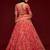 red art silk embroidered Navratri lehenga choli