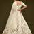 white art silk embroidered Navratri lehenga choli