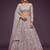 lavender net embroidered Wedding lehenga choli