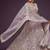 lavender net embroidered Wedding lehenga choli