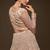 beige net embroidered Wedding lehenga choli
