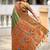 mehendi soft paithani style silk blend with zari weaving meenakari saree with blouse