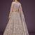 lavender net embroidered Wedding lehenga choli