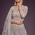 lavender net embroidered Wedding lehenga choli