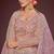 pink net embroidered Wedding lehenga choli