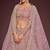 pink net embroidered Wedding lehenga choli