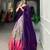 multicolor silk blend plain Onam lehenga choli
