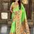 perrot soft paithani style silk blend with zari weaving meenakari saree with blouse