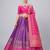 purple silk blend woven traditional lehenga-choli