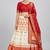 white silk blend woven traditional lehenga-choli
