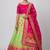 green silk blend woven traditional lehenga-choli