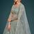 pastel green net embroidered Wedding lehenga choli