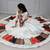 white rayon printed traditional lehenga-choli