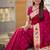 ranipink soft paithani style silk blend with zari weaving meenakari saree with blouse