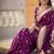 wine soft paithani style silk blend with zari weaving meenakari saree with blouse