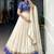 Off White Sequins Silk Festive Wear Lehenga Choli