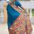 firozi soft paithani style silk blend with zari weaving meenakari saree with blouse