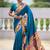firozi soft paithani style silk blend with zari weaving meenakari saree with blouse