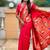 gajari soft paithani style silk blend with zari weaving meenakari saree with blouse