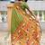 mehendi soft paithani style silk blend with zari weaving meenakari saree with blouse