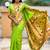 perrot soft paithani style silk blend with zari weaving meenakari saree with blouse