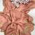 Peach Color hand cutdana khatli Work Silk Blend Saree