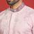 ethnic ombre cotton silk embroidered thread work mauve kurta