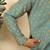 silk blend jacquard paisley blue kurta