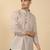 khadi cotton light mauve solid short kurta
