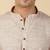 khadi cotton light mauve solid short kurta