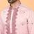 cotton silk ombre mirror work mauve kurta