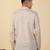 khadi cotton light mauve solid short kurta