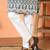 ethnic cotton silk mirror work with floral embroidered detail daman work navy blue kurta