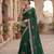women's silk with zari embroidery party wear saree