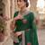 women's silk with zari embroidery party wear saree