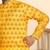 cotton blend ethnic motifs printed mustard kurta