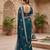 women's vichitra silk with zari embroidery party wear saree