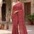 women's georgette digital printed full crushed exclusive saree