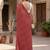 women's georgette digital printed full crushed exclusive saree