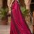women's rangoli silk blend saree with detachable sleeve fancy saree