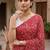 women's georgette digital printed full crushed exclusive saree