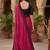 women's rangoli silk blend saree with detachable sleeve fancy saree