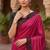 women's rangoli silk blend saree with detachable sleeve fancy saree