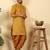 silk blend jacquard paisley mustard kurta