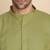cotton blend solid green short kurta