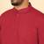cotton blend solid red short kurta