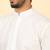 cotton blend solid white short kurta