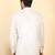 cotton blend solid white short kurta