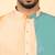 abstract printed mandarin collar long sleeve straight beige kurta